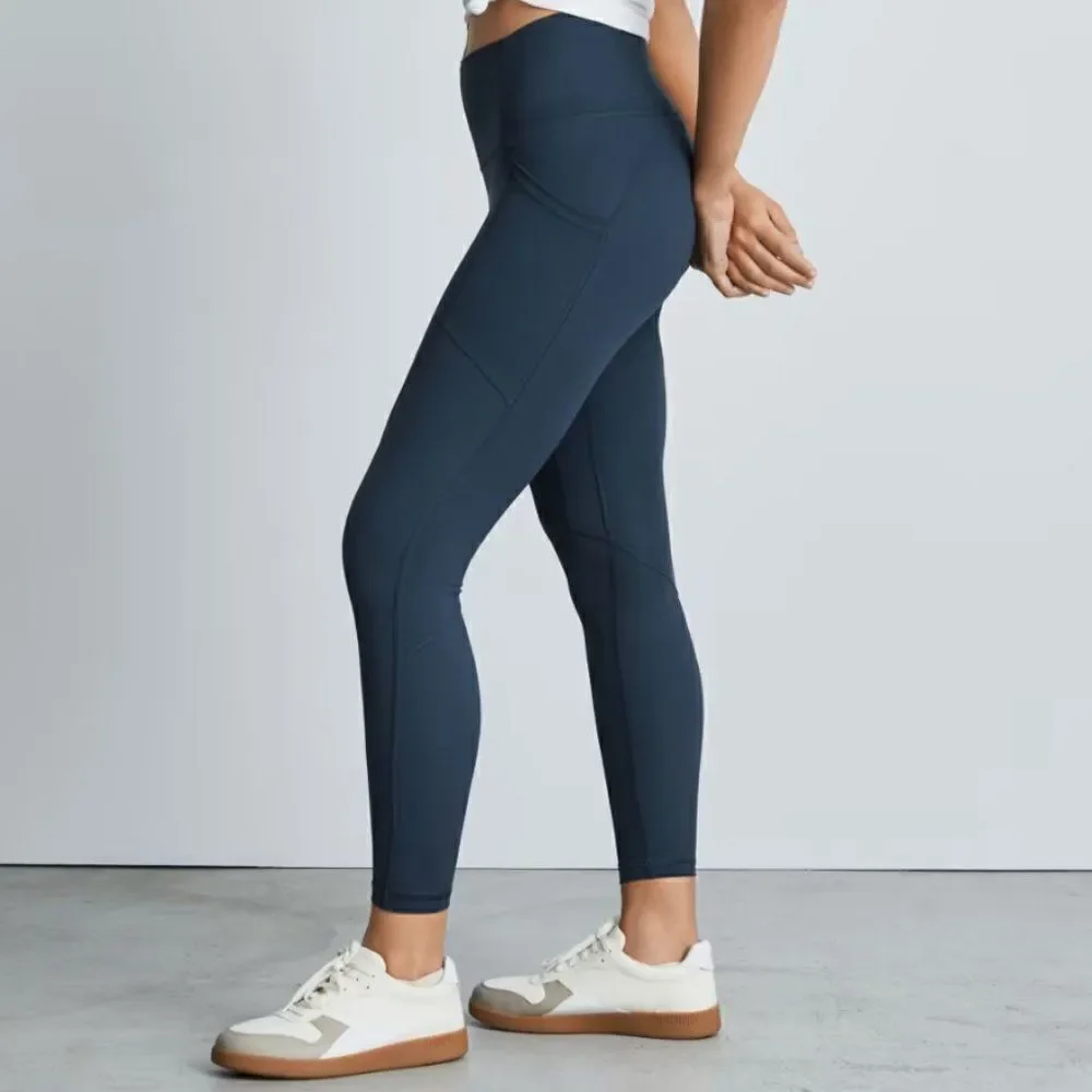 NWT Everlane The Perform Pocket Legging in Navy Size Small